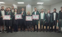 Çorum Barosu’nda genç avukatın ruhsat heyecanı