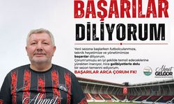 Başkan Gelgör’den Arca Çorum FK’ya destek mesajı