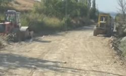 Çorum'un bu köy yolu asfalta kavuşuyor