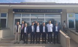 Yeni Parti Çorum İl Başkanlığı’ndan Ticaret Borsası’na ziyaret
