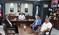 Çorum Ticaret Borsası heyetinden Başkan Gelgör’e ziyaret