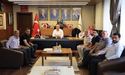 Küçükhırka Köyü heyetinden Başkan Arslan’a ziyaret