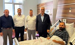Yusuf Ahlatcı’dan Onur Civan’a geçmiş olsun ziyareti