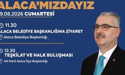 Yusuf Ahlatcı Alaca’da halkla buluşacak
