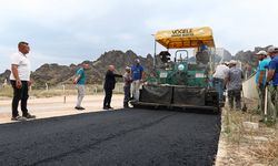 Osmancık OSB’de sıcak asfalt çalışmaları başladı