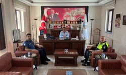 İlçe Emniyet Amiri İnan’dan Başkan Aylar’a iade-i ziyaret