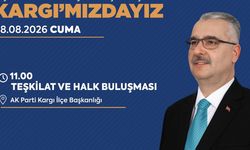 Ahlatcı Kargı’da teşkilat ve vatandaşlarla buluşacak