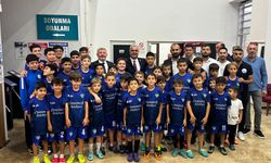 Ahlatcı, Osmancık Yüzme Havuzu ve Spor Kompleksi’ni ziyaret etti