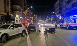Çorum'da otomobil ile motosiklet çarpıştı: 1 yaralı