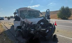 Çorum’da çekici traktöre arkadan çarptı: 1 yaralı