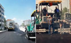 Söğütlüevler Caddesi’nde asfalt çalışması tamamlandı