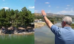 Çorum Barajı hafta sonu piknikçilerin uğrak noktası oldu