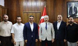 Arca Çorum FK yönetiminden Defterdar Erkan Ciğer’e ziyaret