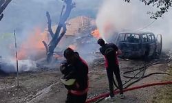 Dehşete düşüren olay: Komşusunu öldürdü, evini ve otomobilini ateşe verdi