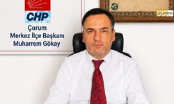 Muharrem Gökay, CHP Çorum  Merkez İlçe Başkanı olarak atandı