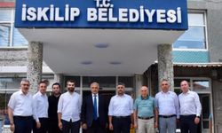 İskilip Belediyesi’nde sağlık heyeti ağırladı