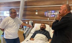 Belediye Başkanları'ndan Onur Civan'a geçmiş olsun ziyareti