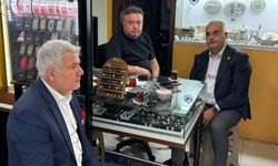 Yusuf Ahlatcı’dan Reha Malatyalı’ya taziye ziyareti
