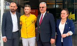 AK Parti heyetinden Chef Pastanesi’ne ziyaret