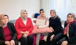 AK Parti İskilip Kadın Kolları’ndan Sevda Siyakuş’a geçmiş olsun ziyareti