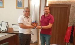 Dorukseki Köyü Dernek Başkanı Palaz’dan Başkan Ünlü’ye ziyaret