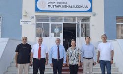 Cemil Çağlar’dan Dodurga Mustafa Kemal İlkokulu’na ziyaret
