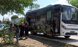 Ortaköy Belediyesi’nden Aşdağullu kadınlara Samsun gezisi için araç desteği