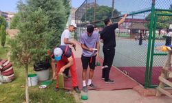 Osmancık’taki spor tesislerinde bakım ve yenileme çalışması