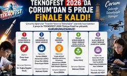 TEKNOFEST 2026’da Çorum Rüzgârı: 5 Proje Dev Finalde!