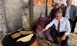 Milletvekili Ahlatcı Düvenci’de ekmek evirdi