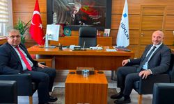 Ünlü, İŞKUR İl Müdürü Saraçoğlu ile bir araya geldi