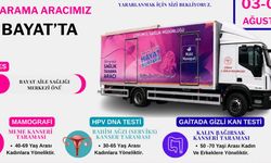 Bayat'ta ücretsiz kanser taramaları başladı