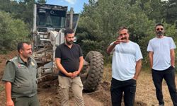 Uğurludağ’da iki yaylayı birbirine bağlayacak yeni yol çalışması