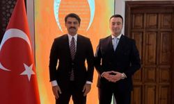 Laçin Kaymakamı Yeşilyurt’tan Ortaköy Kaymakamı Şimşek’e ziyaret