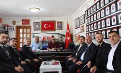 Alaca Ülkü Ocakları’ndan şehit aileleri ve gaziler derneğine ziyaret