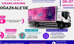 Kanser tarama aracı Boğazkale’de hizmet veriyor