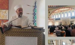 İl Müftüsü Şahin Yıldırım, cuma namazını Ortakapaklı’da kıldırdı