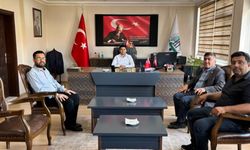 Bayat’ta Kaymakam Koç’a hayırlı olsun ziyareti