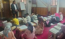 Müftü Yaşkabak’tan Doğla köyündeki Yaz Kur’an Kursuna ziyaret