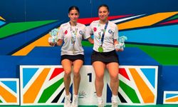 Çorumlu Milli Sporcu Beren Aşkar ve Partneri Zeynep Berre Ocakoğlu Avrupa Şampiyonu