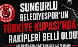 Sungurlu Belediyespor’un Türkiye Kupası’ndaki rakipleri belli oldu