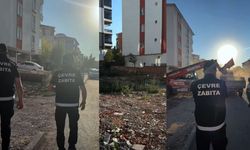 Boş arsaya moloz döktü: Para cezası kesildi