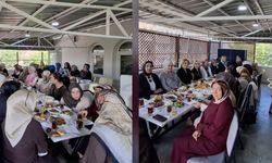 Kadın esnaflar Sungurlu'da kahvaltıda bir araya geldi