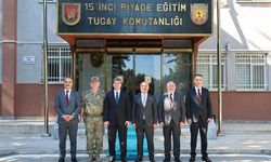 Çorum protokolünden Tuğgeneral Kemal Çakıroğlu’na ziyaret