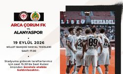 Çorum FK-Alanyaspor maçı için ücretsiz otobüs ve dev ekran