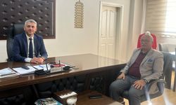 Zeki Dilmen’den İlçe Milli Eğitim Müdürü Şahin’e ziyaret