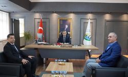 Orman İşletme Müdürü Duman’dan Kaymakam Furkan Duman’a ziyaret