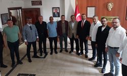 Fahri Yandık’tan ÇESOB Başkanı Recep Gür’e ziyaret