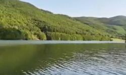 Görenleri şaşırtıyor: Gölün içinde bir göl daha var