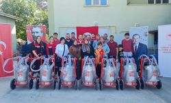 Çorum'un bu ilçesinde üreticilere süt sağım makinesi desteği